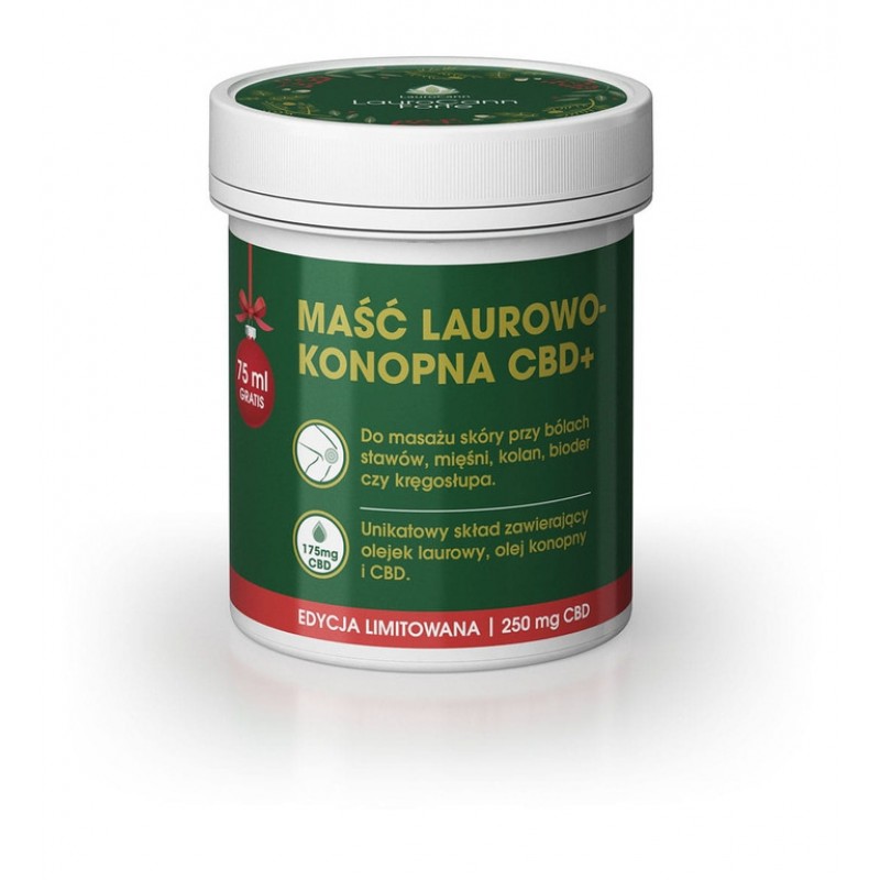 Laurocann Forte 20% CBD Lorbeer-Hanf Salbe - 250ml